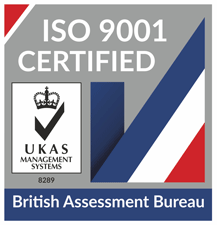 British Assessment Bureau ISO 9001 UKAS Logo