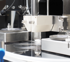 Tablet Compaction Machine with Automatic Feeder, Top Punch and an Oval Die for use in Tableting Research