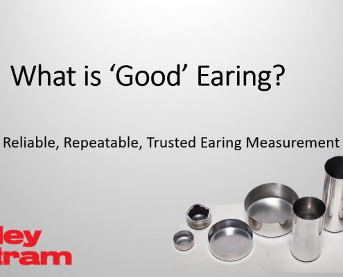 Earing Measurement with Reliable Results, Showing Earing Aluminium Cups and Drawn Aluminium Cans