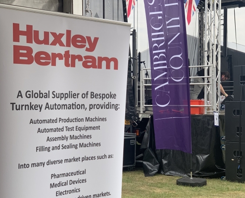 Cambridgeshire County Day attended by Huxley Bertram, a global supplier of bespoke automation