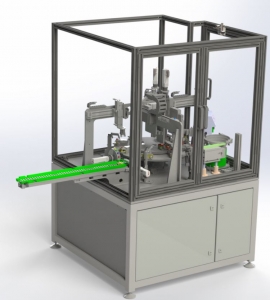 Automated Welding Systems CAD Model with Infeed Conveyer, Indexing Table and Bowl Feeder