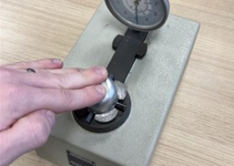 Cup measured manually