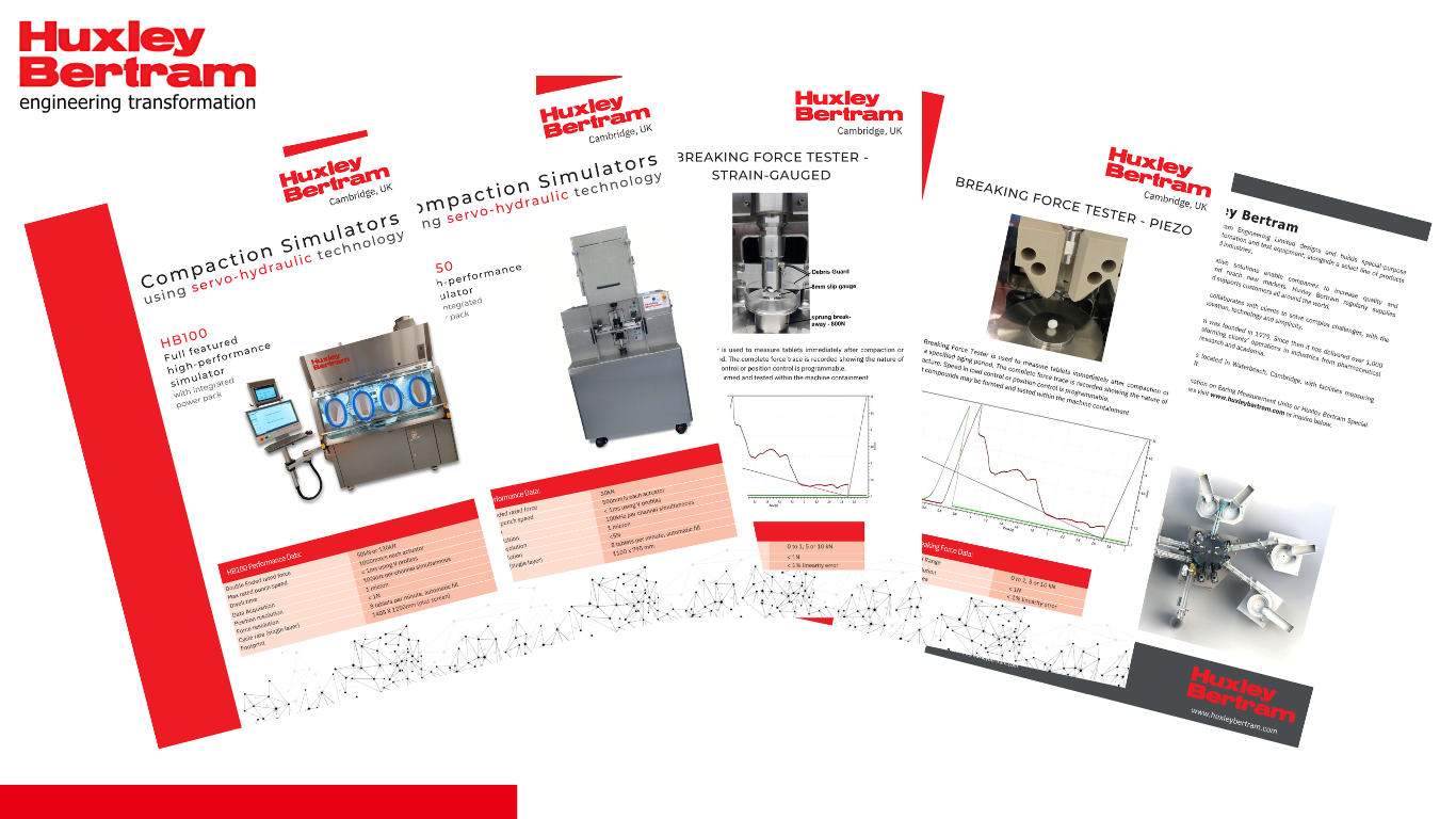 Images of Huxley Bertram Tablet Compaction Simulator Datasheets